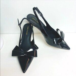 🌟Marc Fisher Allon Bow slingback-shoes-kitten heels-cocktail-elegant-preppy🌟